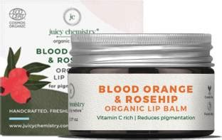 Juicy Chemistry Blood Orange Rosehip Organic Lip Balm Pigmented Lips ...