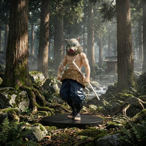 Inosuke Hashibira Figure | Beast Breathing Swordsman | Demon Slayer An