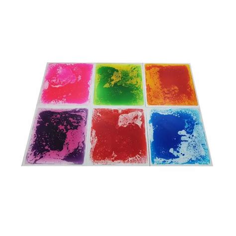 Sensory Liquid Floor Tiles | Set of 6pcs - AKiddy.com