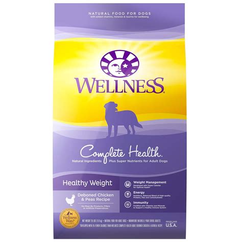 Wellness Complete Health Dry Dog Food with Grains, Natural Ingredients ...