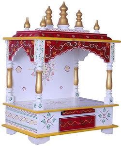 ANTIQUE RUSTIC Temple for Home and Office Puja Mandir for Home ...