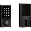 Kwikset Premis Matte Black Smart Lock Electronic Deadbolt Bluetooth ...