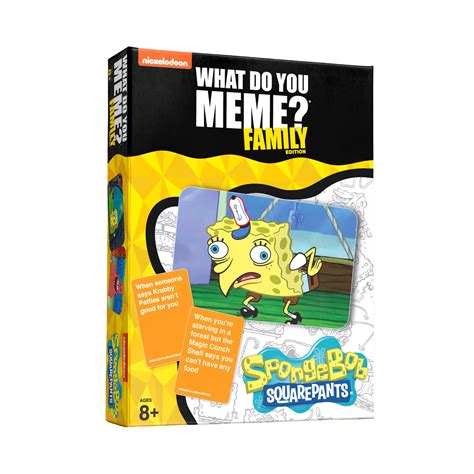 Buy What Do You Meme?® SpongeBob Family Edition Card Game – For Ages 8 ...