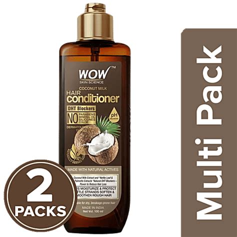 Buy Wow Skin Science Coconut Milk Conditioner - No Parabens, pH ...