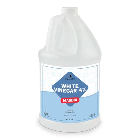 Amazon.com : Dependable Food White Vinegar 4% - 1 Gallon Bulk Bottle ...