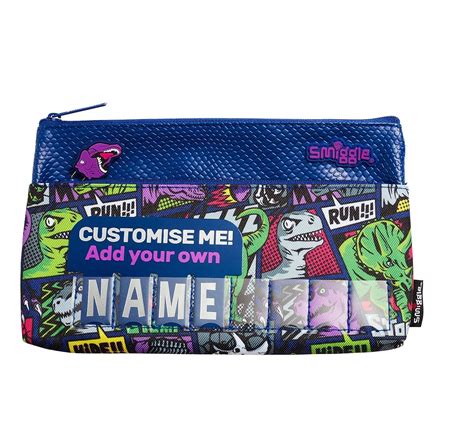 Smiggle Bright Side All Rounder Id Pencil Case for Kids 3Y+, Blue