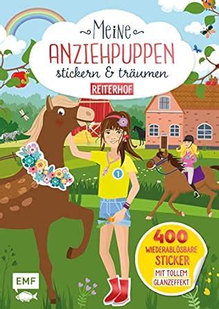 Amazon.in: Buy Meine Anziehpuppen – stickern & träumen: Reiterhof: 400 ...