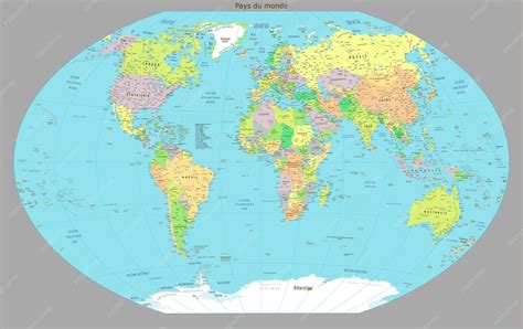 French Language World Map 的图像结果