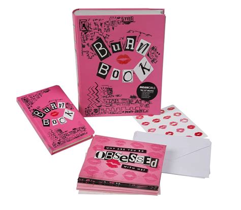 Buy Mean Girls: The Burn Book Deluxe Note Card Set (with Keepsake Book ...