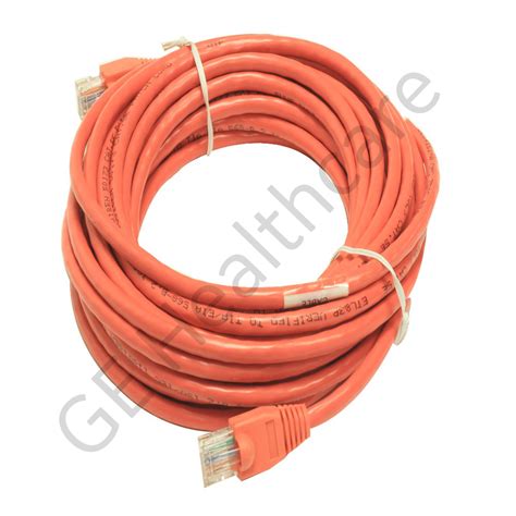 Cable RJ45 Crossover CAT5 25ft, Diagnostic ECG | GE HealthCare Service ...