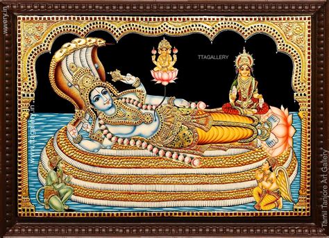 Ranganathar Tanjore Painting