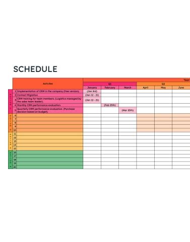 Image result for Project Calendar Template Excel