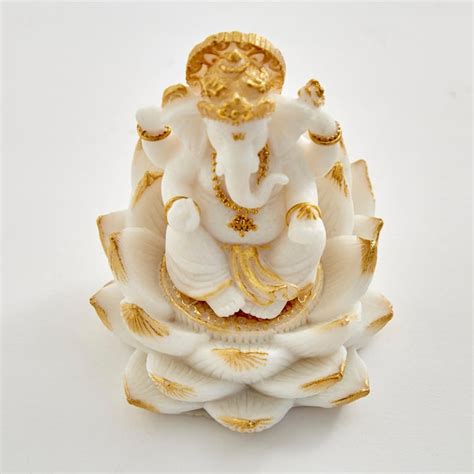 Buy Dhayana Set of 2 Polyresin Lakshmi Ganesha Figurines from Home ...