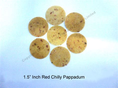 Madras Plain Pappadums, Spicy Pappadums, Assorted Pappadums, Black ...