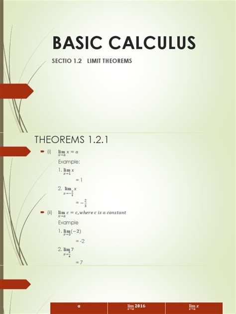 Image result for Calculus Limit Theorems