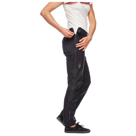 Black Diamond Stormline Stretch FullZip Rain Pants - Waterproof ...