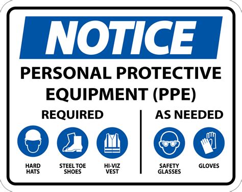 Caution Ppe Required Sign Printable Free Spanish