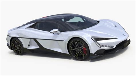 3D Supercar BYD Yangwang U9 Silver | 3D Molier International