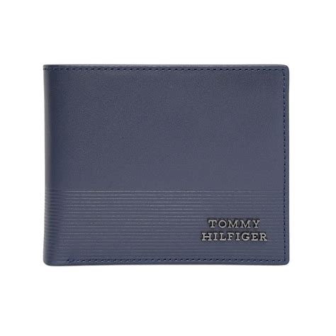 Buy Tommy Hilfiger Men Navy Blue RFID Protected Harwel Wallet Online