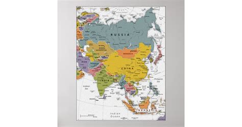 Asia Map Poster 的图像结果