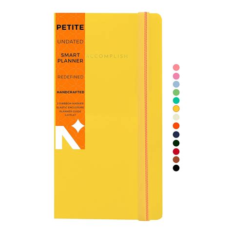NEORAH — ACCOMPLISH UNDATED Planner - Petite | 12 Month Productivity ...