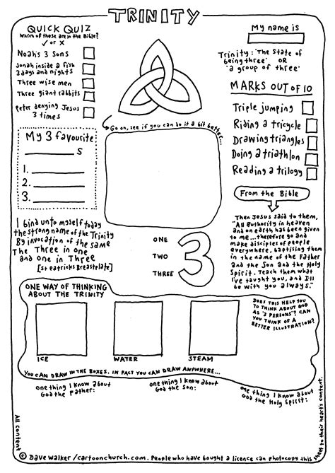 Image result for Holy Trinity Activity