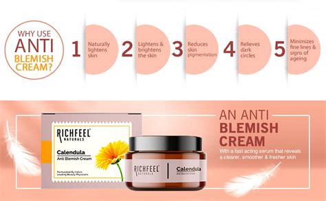 Richfeel Calendula Anti Blemish Overnight Cream | Power of Soothing ...