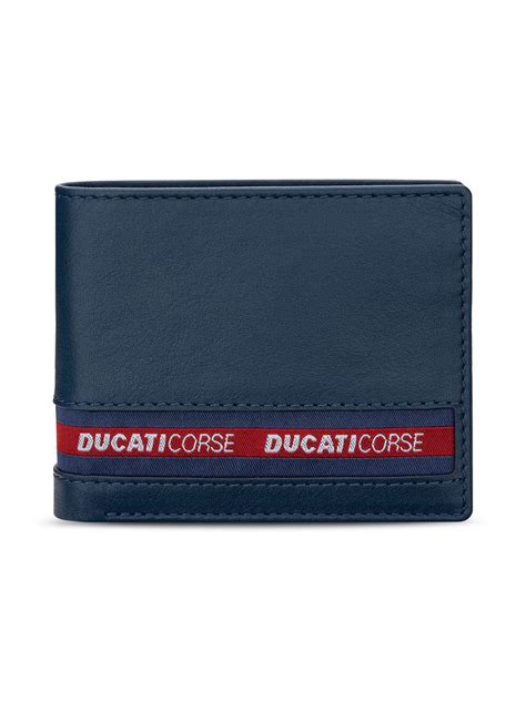 Buy Ducati Corse Nastro Genuine Leather Wallet for Men - DTLGW2201102 ...