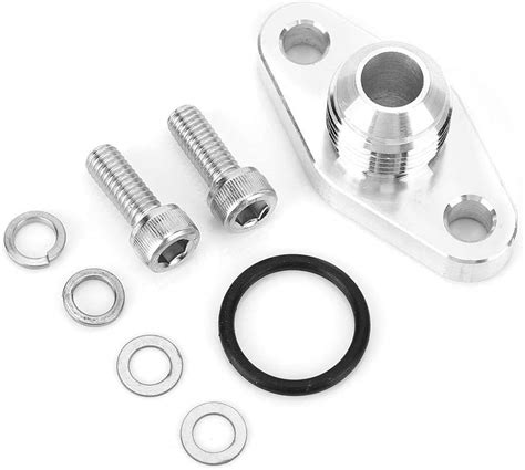 Buy Turbo Gasket, Gorgeri Set of Turbo Oil Return 8AN Drain Flange 1 ...