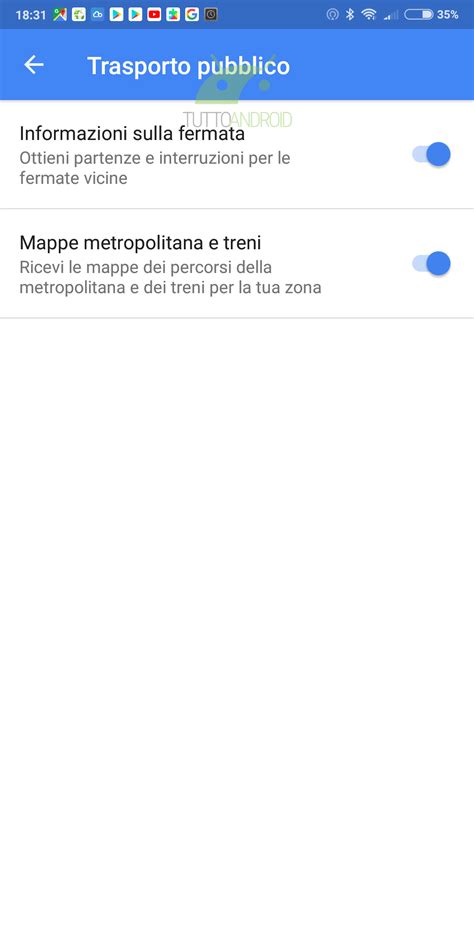 Google Maps 9.75 beta introduce le notifiche per i trasporti pubblici e ...