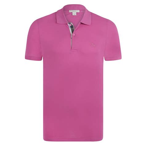 Burberry polo shirt mens pink new arrivals