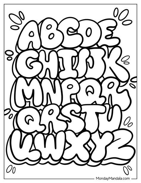 Graffiti Art Letter Alphabet Printable - Infoupdate.org