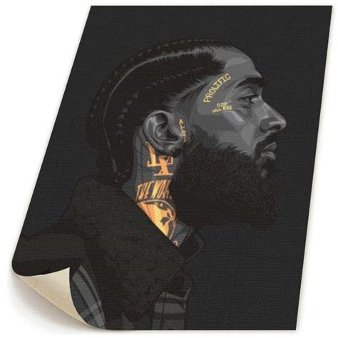 Nipsey-Hussle Modern Framed Wall Art Giclee Wall Decor On Canvas ...