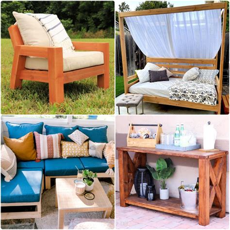 45 Free DIY Outdoor Furniture Plans (Build Patio Furniture) - DIY Cozy Home