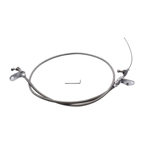 Transmission Stainless Braided Flexible Kick Down Cable Kit – UNIQKART