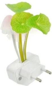 NEYSA Flower Sape Automatic Sensor Table Wall Night Light Lamp Night ...