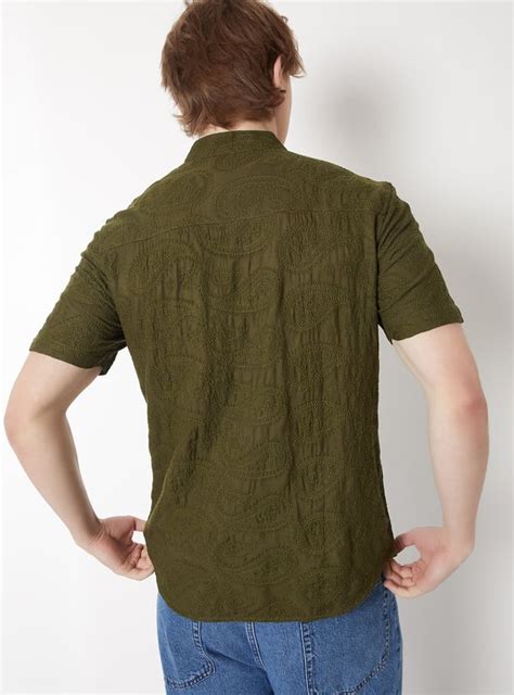 Buy Men Embroidered Slim Fit Ethnic Shirt Online at just Rs. 899.0 ...