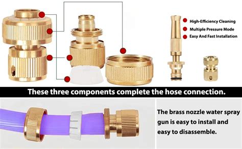 CRAFTARENA High Pressure Brass Water Spray | Adjustable Water Spray ...