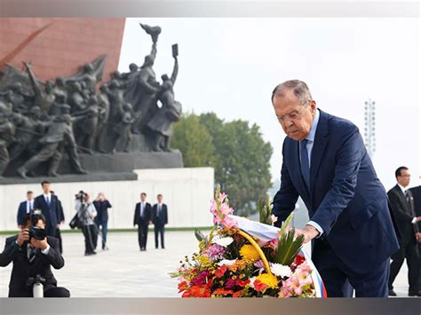 Russian Foreign Minister Sergey Lavrov vists North Korea's Liberation ...