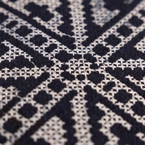 Median Cross Stitch Embroidered Cushion Cover – Obeetee Retail Pvt. Ltd.