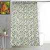 Kuber Industries Polyvinyl Chloride Leaf Design Transparent Shower ...