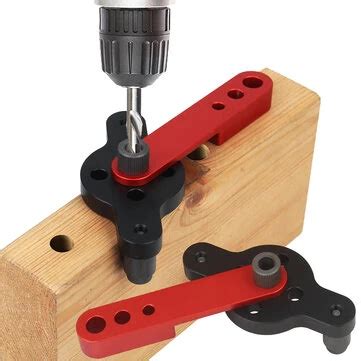 6/8/10mm Vertical Pocket Hole Dowel Jig Kit Carpentry Self Centering ...