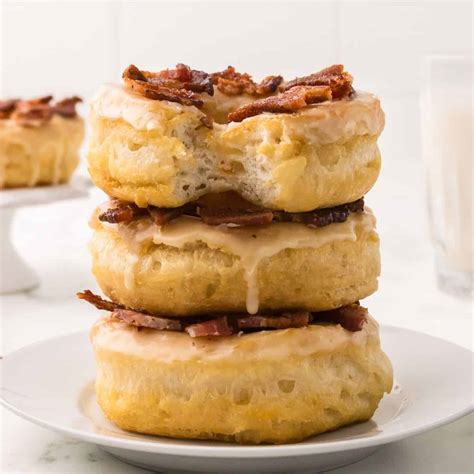 Maple Bacon Doughnuts - Grandbaby Cakes