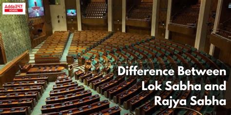 Difference Between Lok Sabha and Rajya Sabha for Class 8