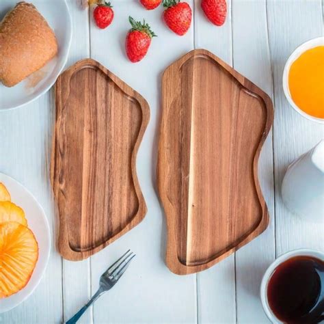 Rosewood Serving Tray, Breakfast Tray, Cake Tray, Bread Tray, Kitchen ...