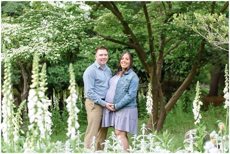 Brittany and Eric | Laurelwood Arboretum Maternity Session in Wayne, NJ