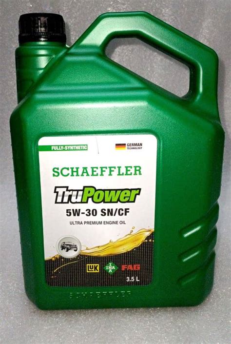 SCHAEFFLER 5W30 SN/CF SCHAEFFLER TRUE POWER Full-Synthetic Engine Oil ...