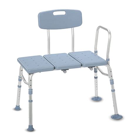 KosmoCare Transfer Shower Bench | Shower Chair with Arms and Back ...