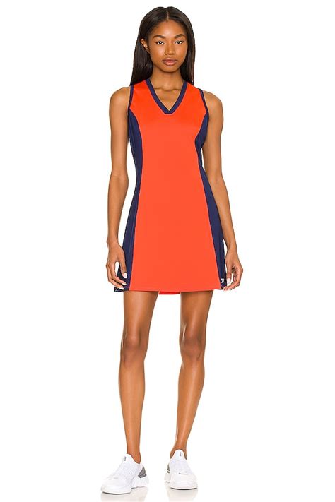 Eleven by Venus Williams Walk The Line Dress in Cherry Tomato | REVOLVE