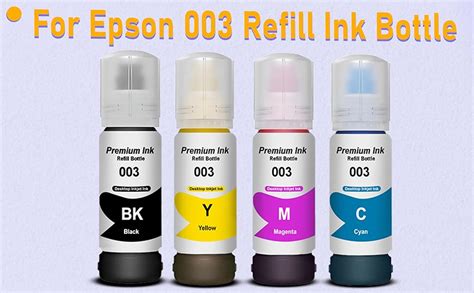 CANOFF 003 Ink for Epson L3110, L3150, L3250, L3252 L3115, L3116, L3101 ...